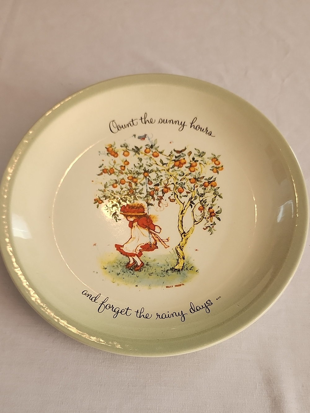 1972 Holly Hobbie Collection's Edition Plate American Greetings Corp.